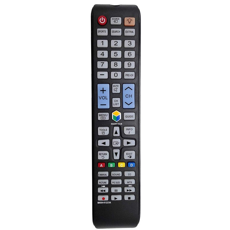 جديد BN59-01223A بديل لجهاز التحكم عن بعد يناسب تلفزيونات سامسونج LED LCD SMART HDTV UN32J5500AF UN32J5500AFXZA UN32J550DAF UN32J550DAFXZA UN32J6300AF UN32J6300AFXZA UN40D5500AF UN40D5500AFXZA UN40J5500 (BN5901223A)